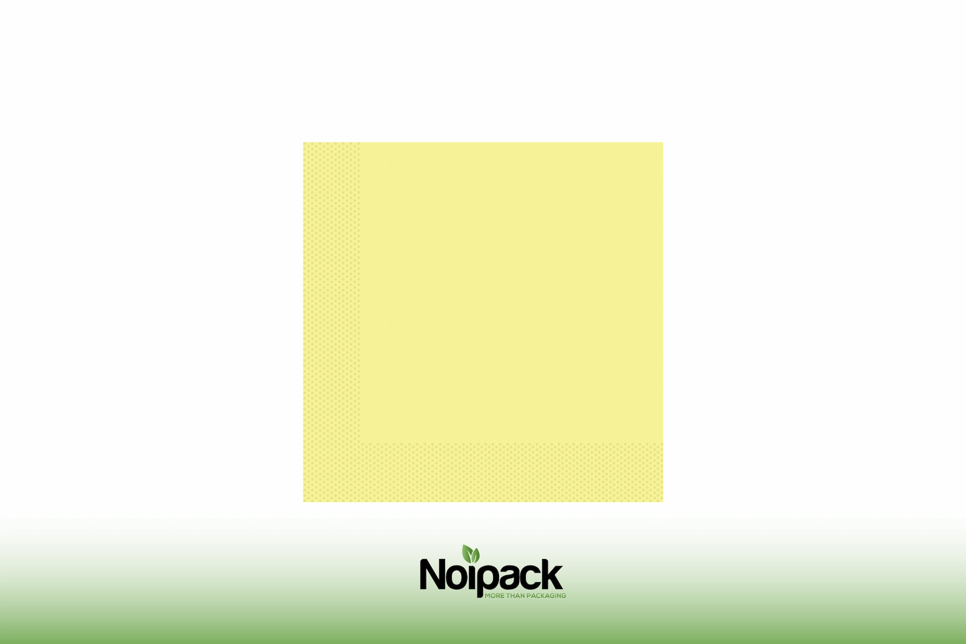 Napkin 33x33cm 1-4 fold (pastel yellow)