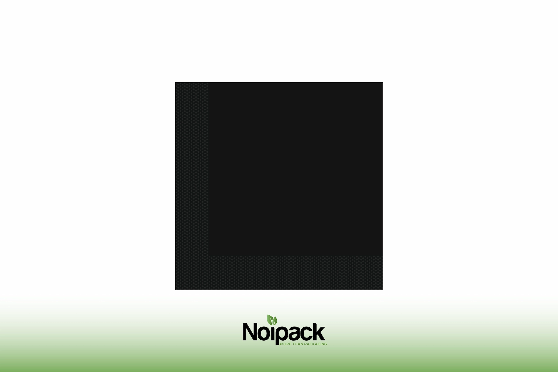 Napkin 33x33cm 1/4 fold (black)
