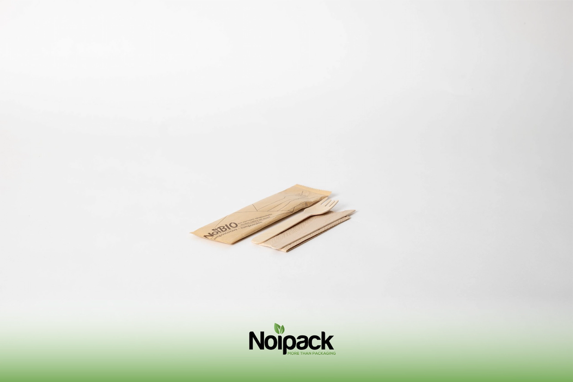NoiBIO wooden cutlery set