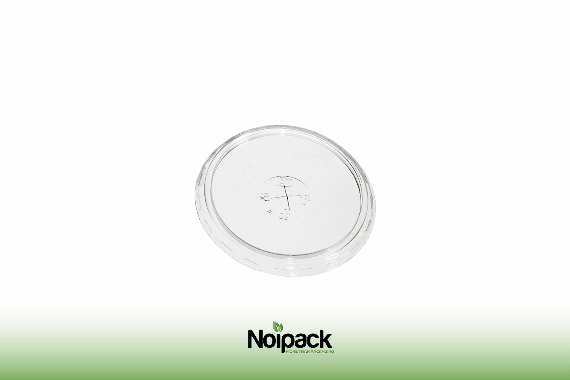 Noipack flat lid 200-250ml rPET