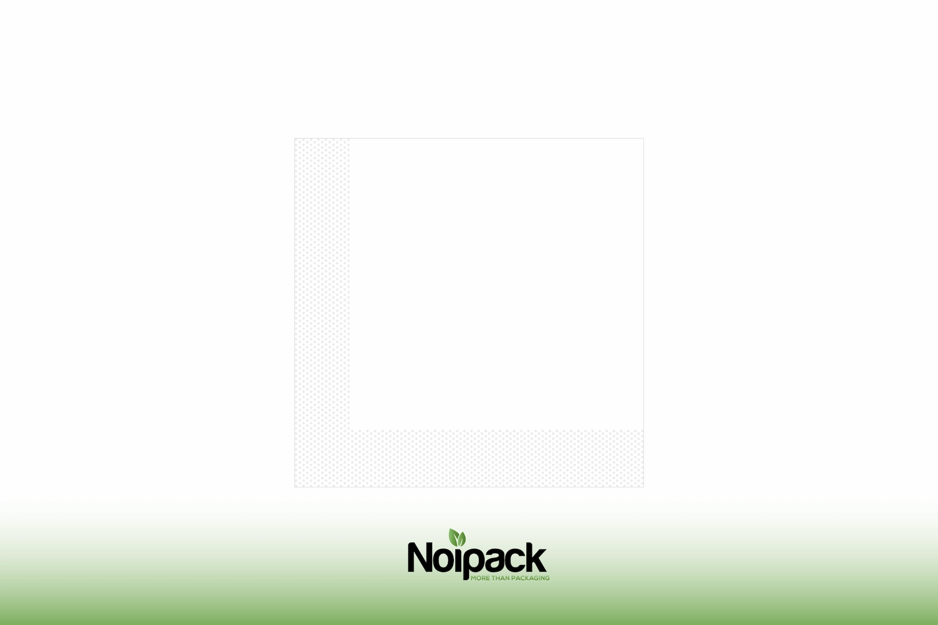 Napkin 33x33cm 1/4 fold (white)
