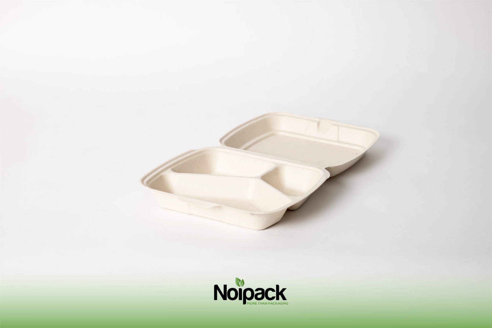 NoiBIO bagasse meal box 3-compartment