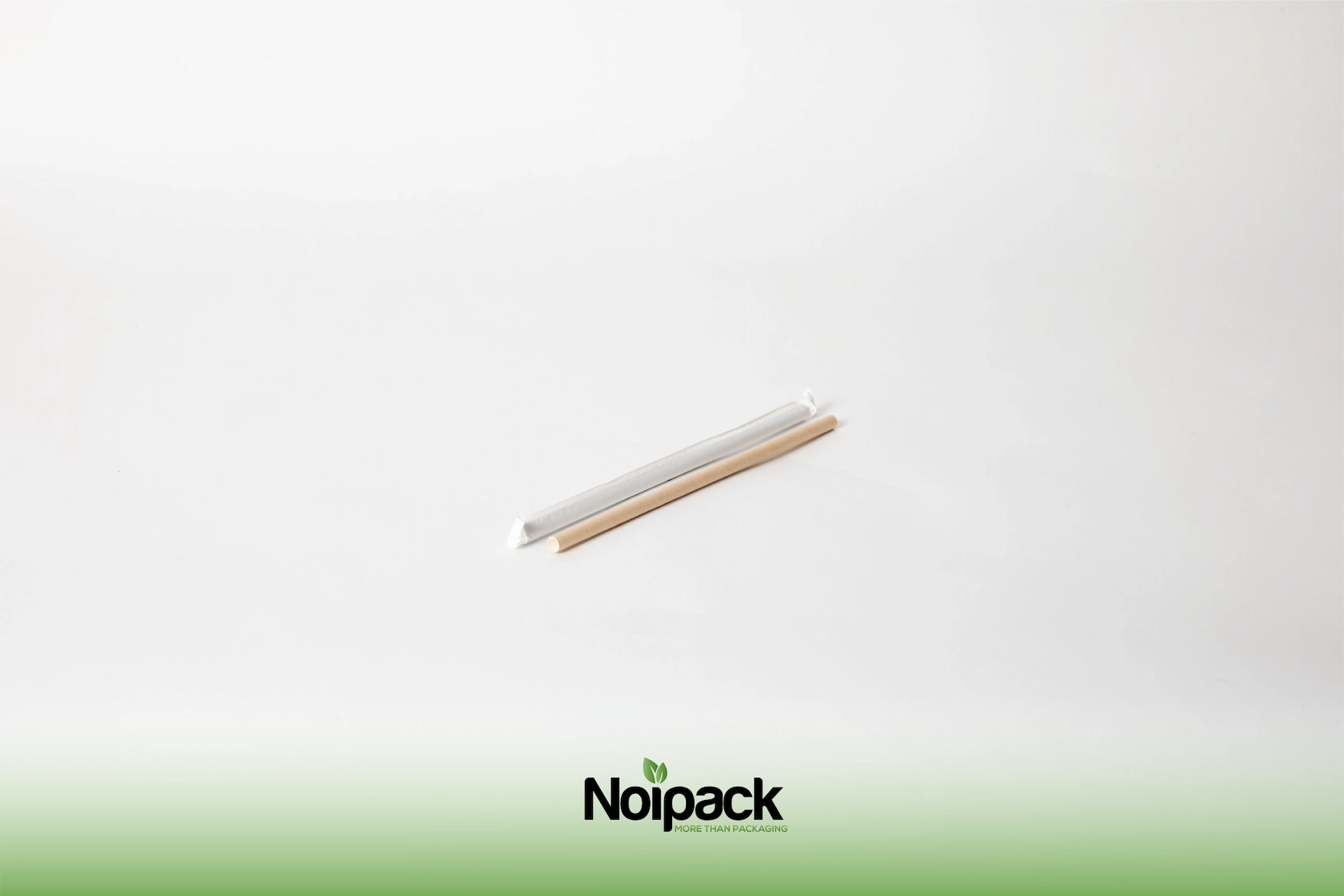 NoiBIO paper straw beige 0,8 x 23cm