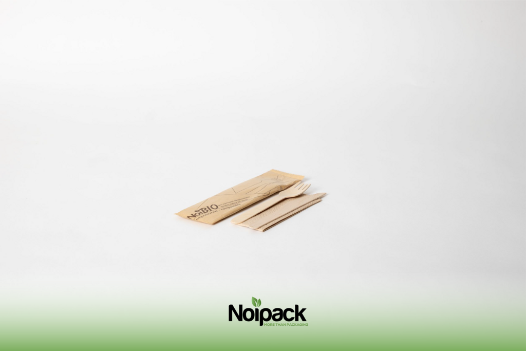 NoiBIO wooden cutlery set (waxed)