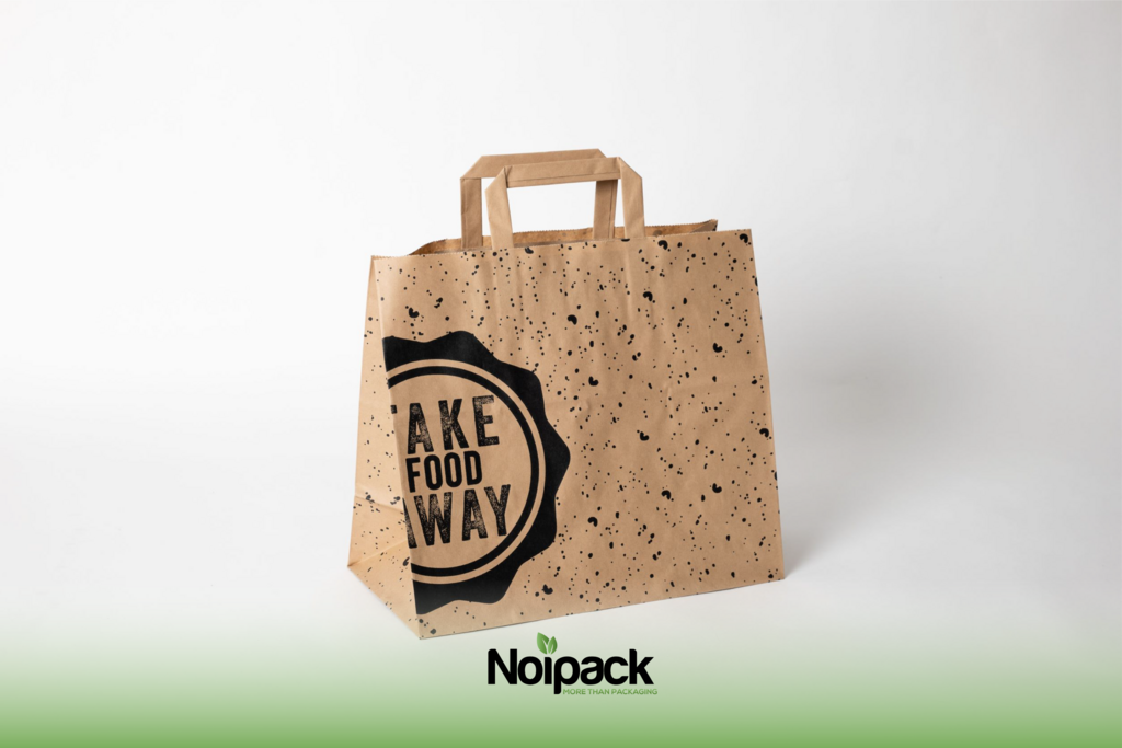 Paper bag Take Food Away 32x17x29cm