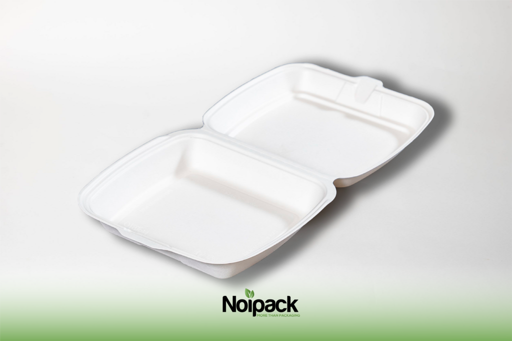 NoiBIO bagasse meal box 1-compartment basic