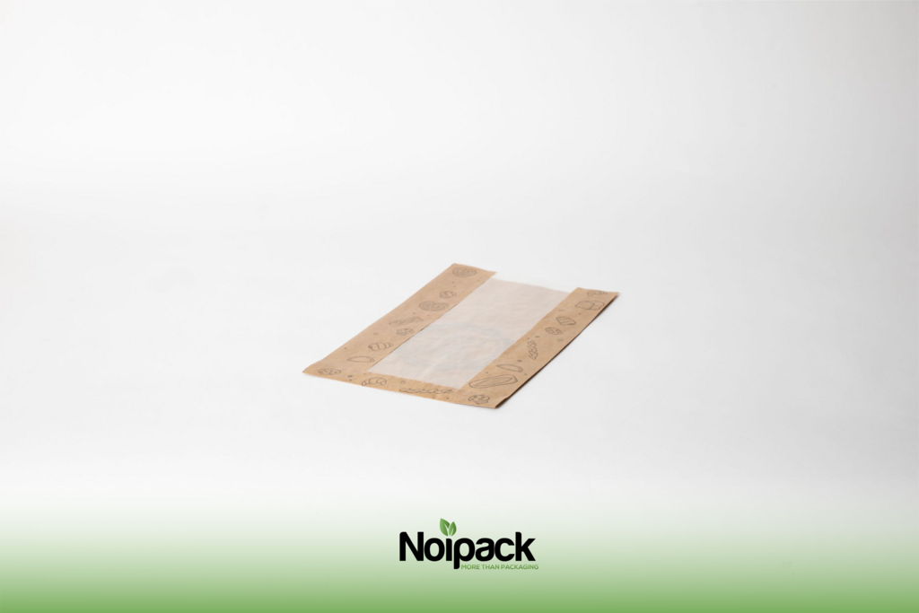 NoiBIO bread bag with glassing paper window Take Me Away 3kg