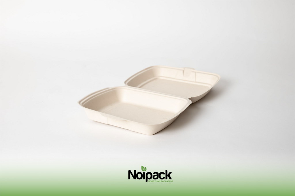 NoiBIO bagasse meal box 1-compartment premium